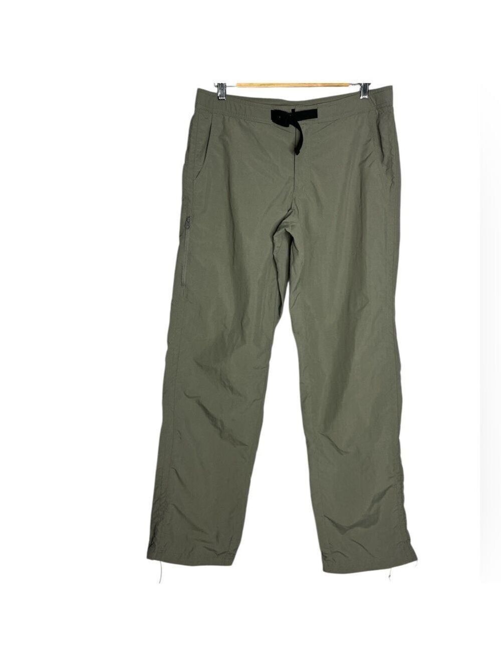 MEC Nylon Pants Straight Leg Camping Hiking Belted, size 34x34